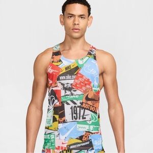 NIKE MEN'S FAST RUN ENERGY SINGLET Small